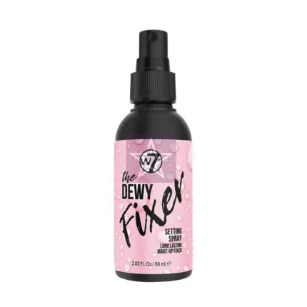 W7 The Dewy Fixer Makeup Setting Spray - 60ml, SKU:5056369109767